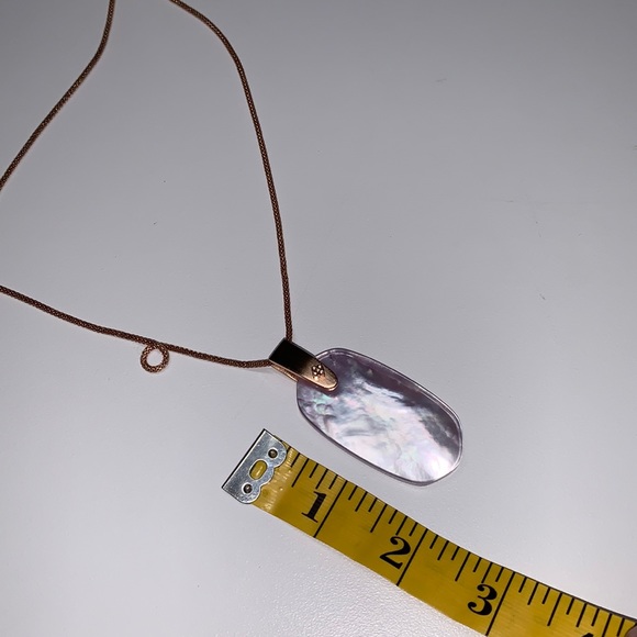 Kendra Scott Inez Rose Gold Long Pendant - Picture 4 of 15